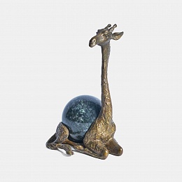 Sculpture in bronze and serpentineWisson